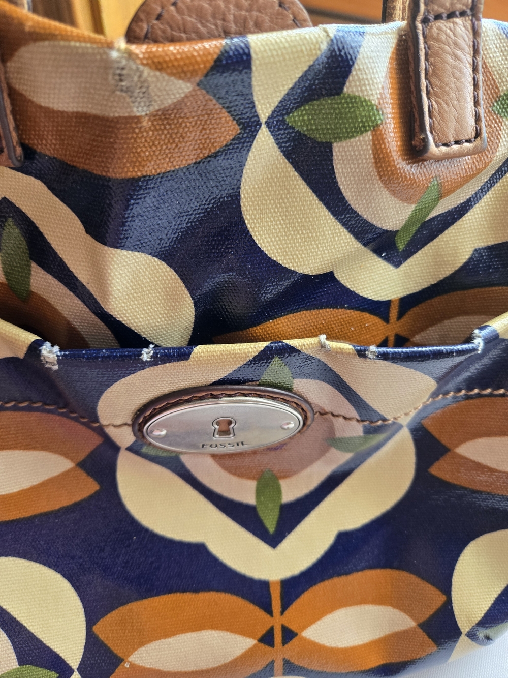 Fossil Keeper Set Crossboday, Wristlet And Zippered Wallet - Picture 8 of 15